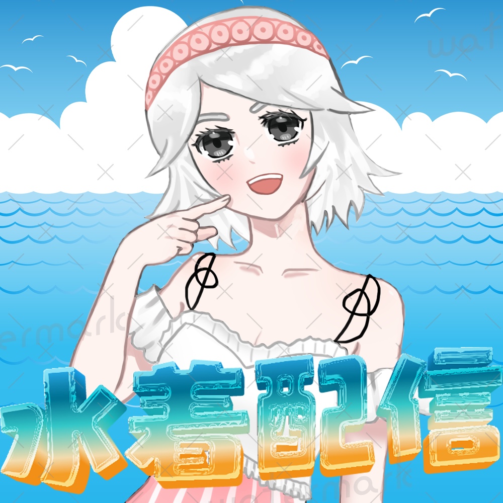 IRIAM素材　水着配信サムネイル