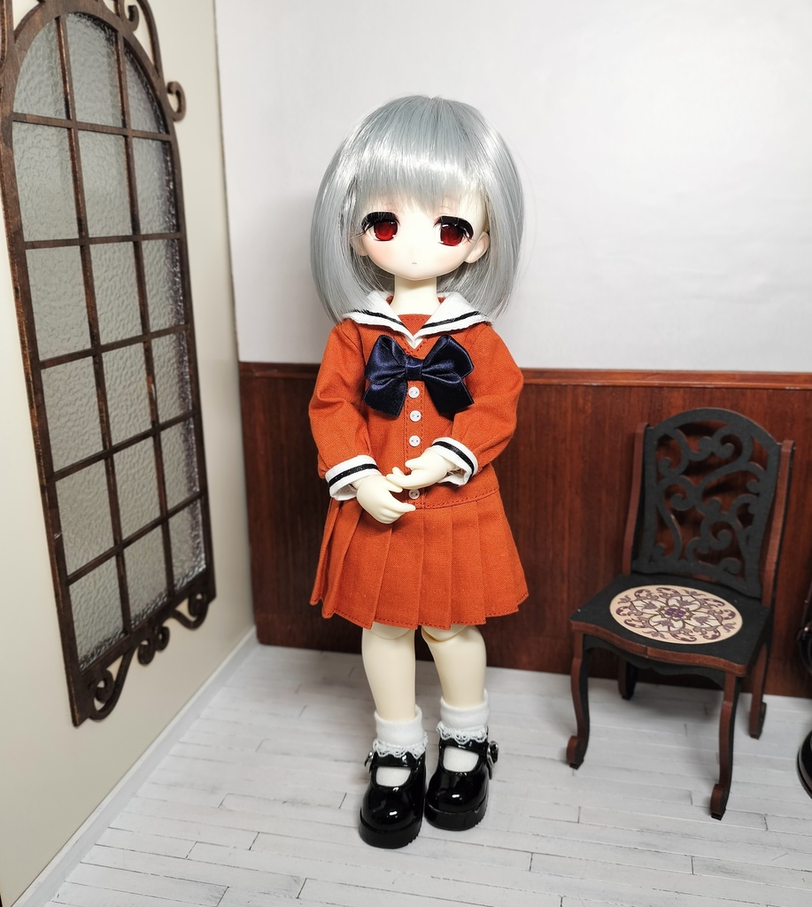 セーラーカラーミニワンピース★TinyFoxサイズ