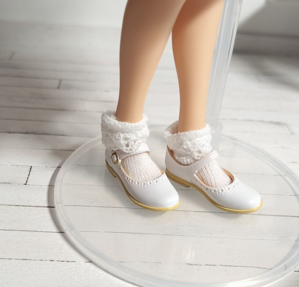 展示サンプル品◆ブルーのミニワンピースセット◆20cmドールサイズ