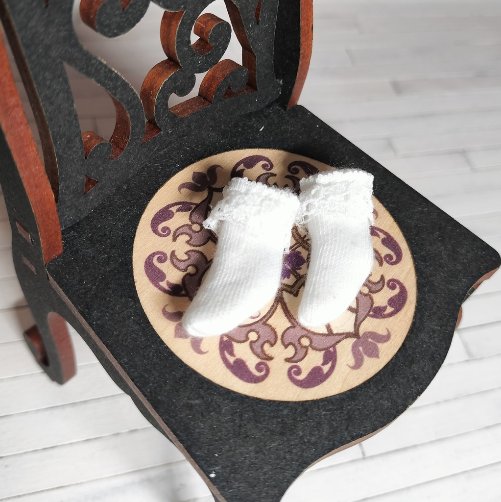 三つ折り風ソックス