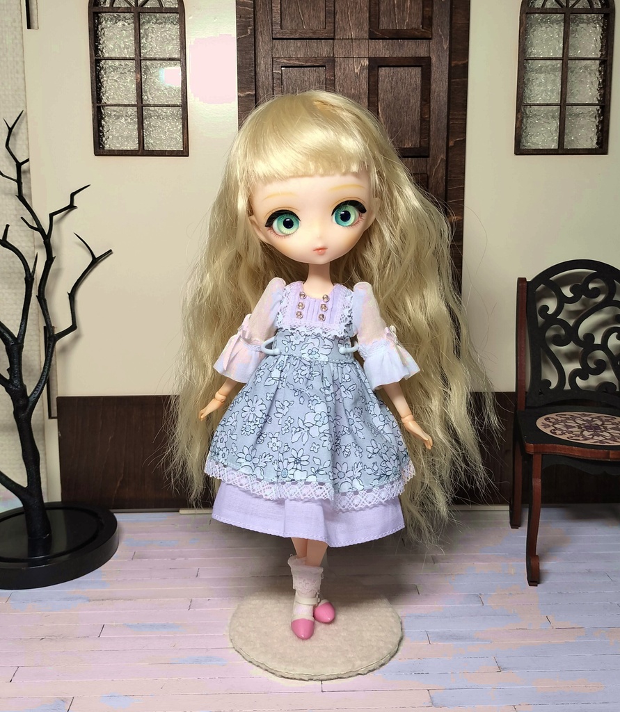 Blue gray クラシックワンピース