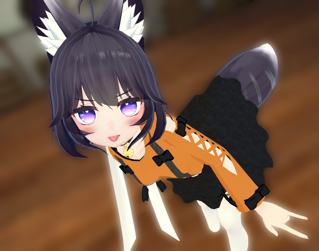 【3Dモデル】Tien(ティエン）ちゃん用サスペンダースカート