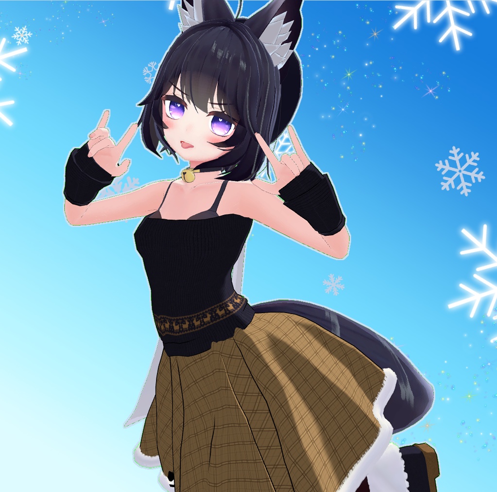 【3Dモデル】「Tien」ちゃん用ケープコーデセット