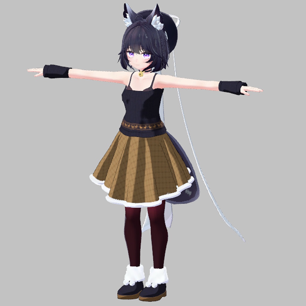 【3Dモデル】「Tien」ちゃん用ケープコーデセット