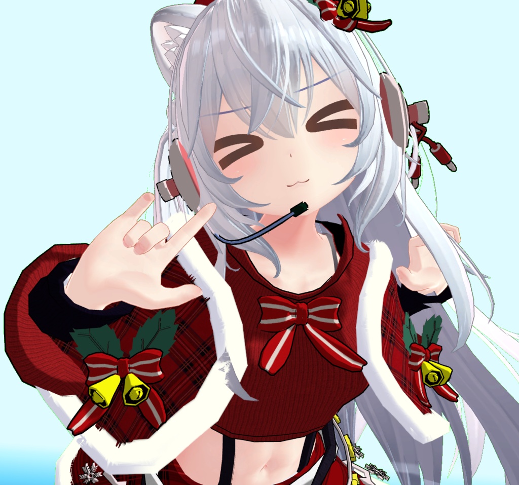 【3Dモデル】「狐雪」ちゃん用ドレスセット