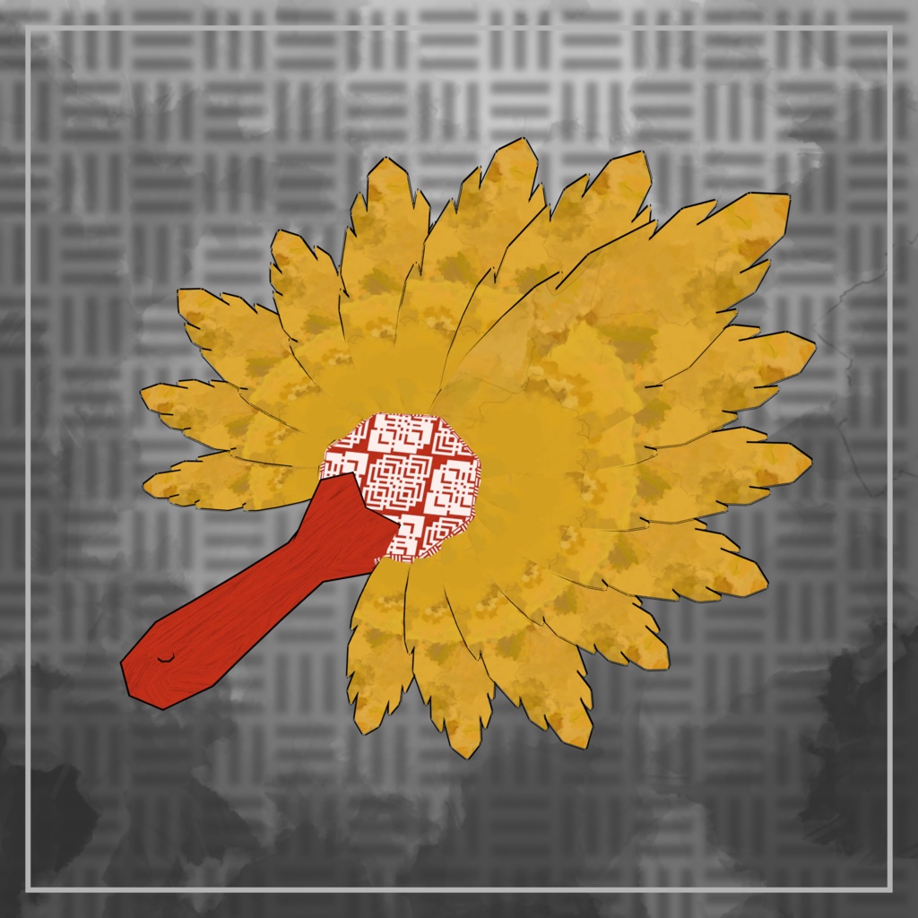 【VRChat向け3Dモデル】兜巾,八つ手