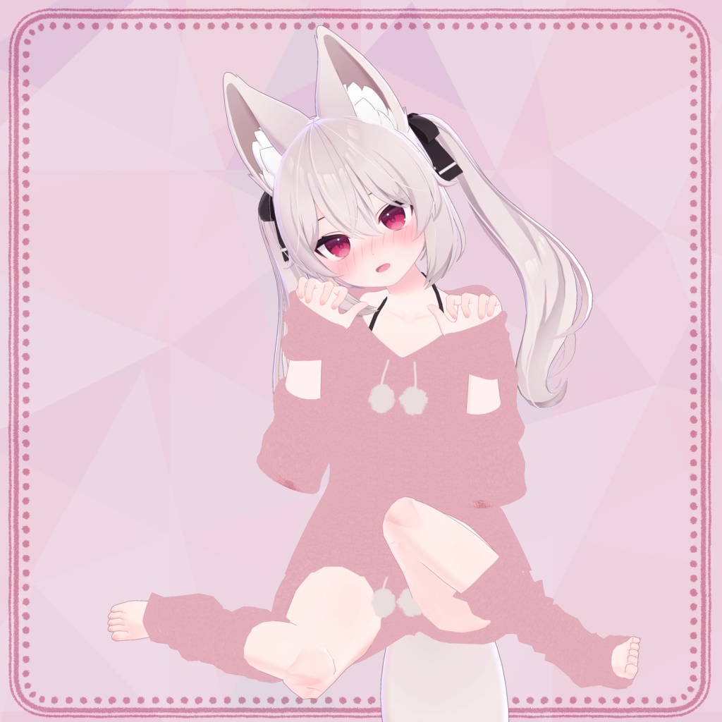 【カリン向け衣装】もこもこルームウェア