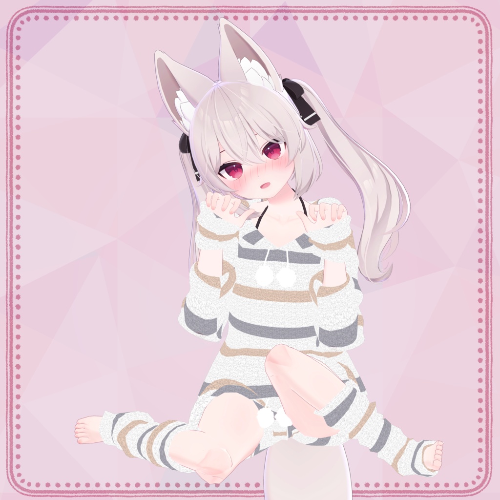 【カリン向け衣装】もこもこルームウェア