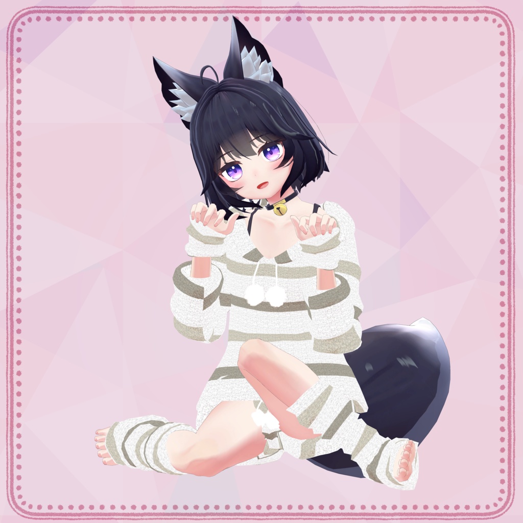 【ティエン向け衣装】もこもこルームウェア