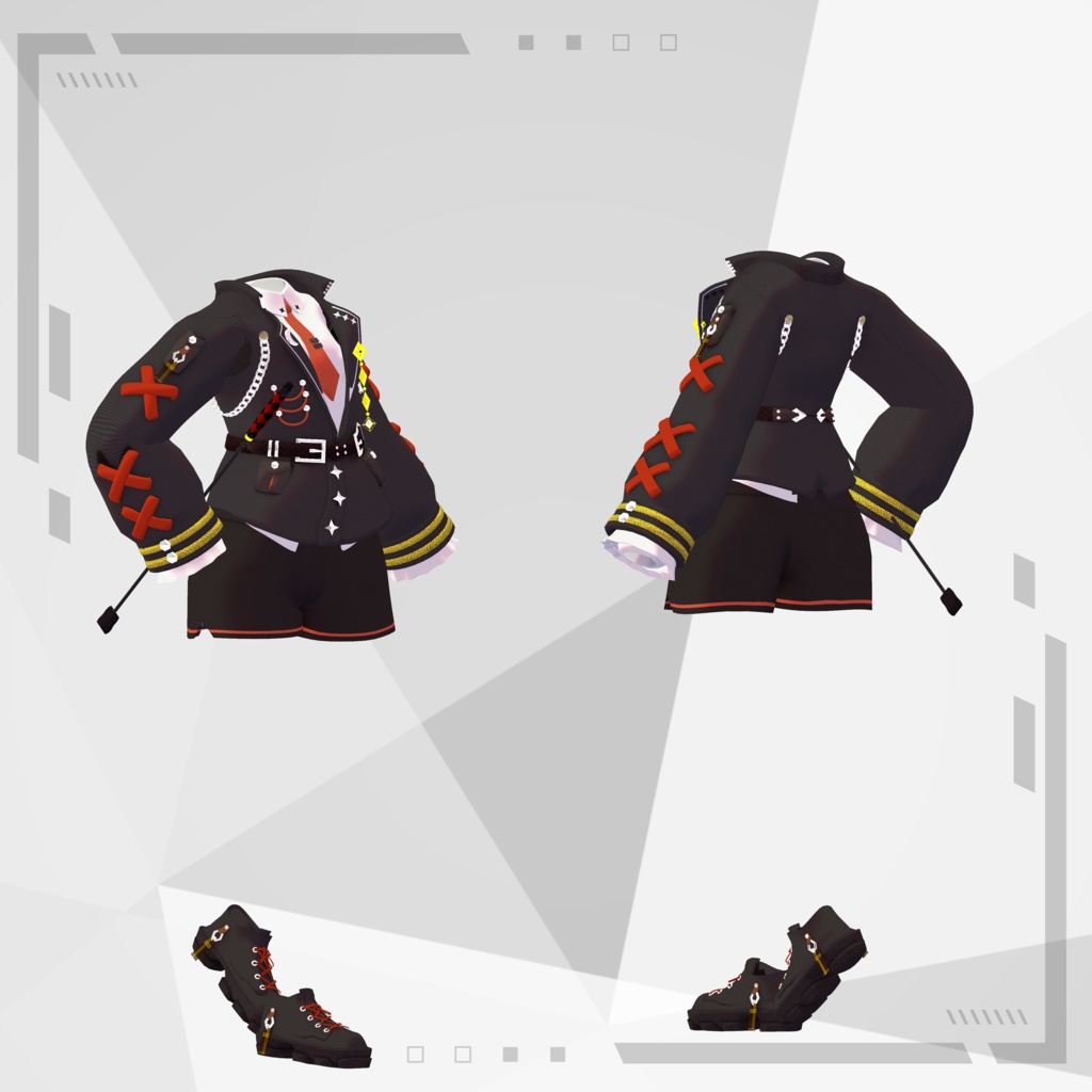 【カリン向け衣装】軍服ユニホーム