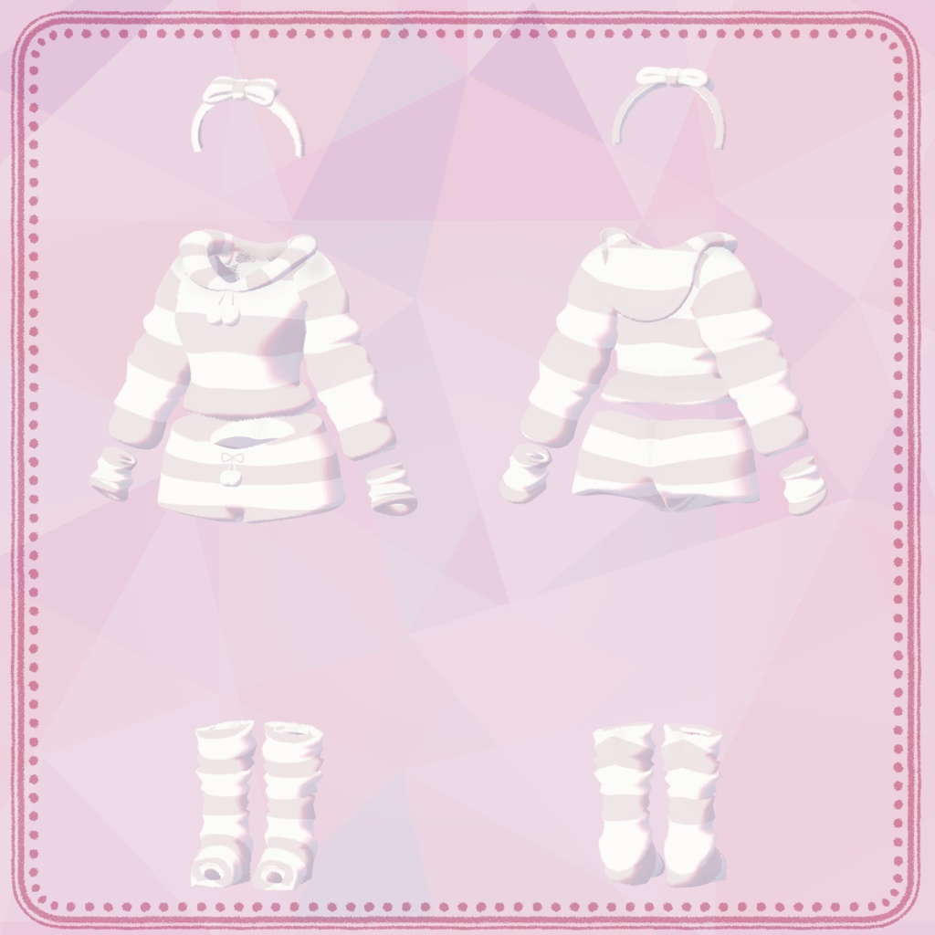 【ルーシュカ向け衣装】もこもこルームウェア