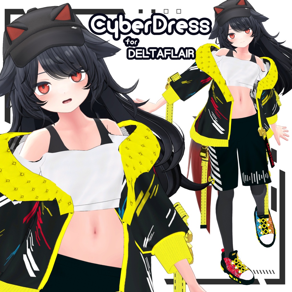 【デルタフレア向け衣装】CyberDress