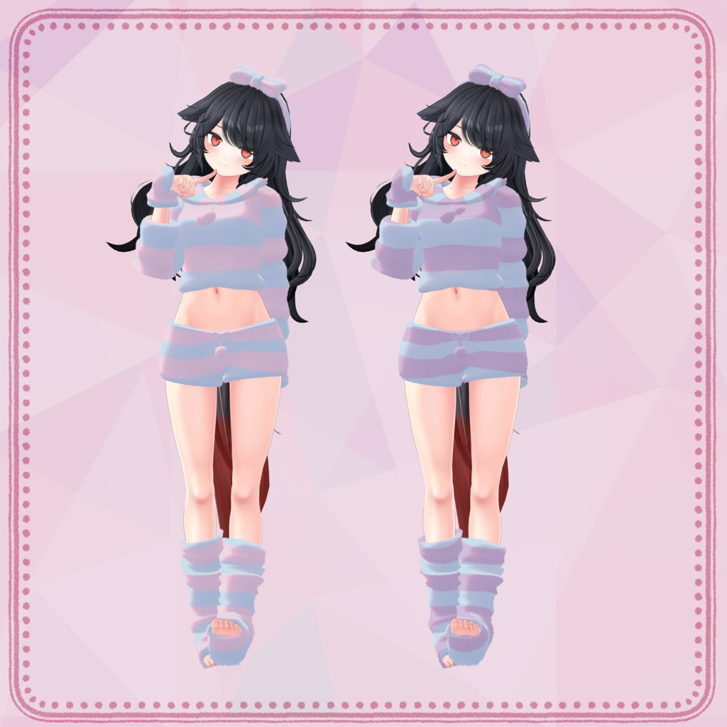 【デルタフレア向け衣装】もこもこルームウェア