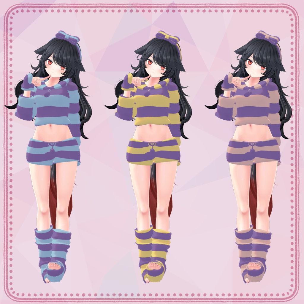 【デルタフレア向け衣装】もこもこルームウェア