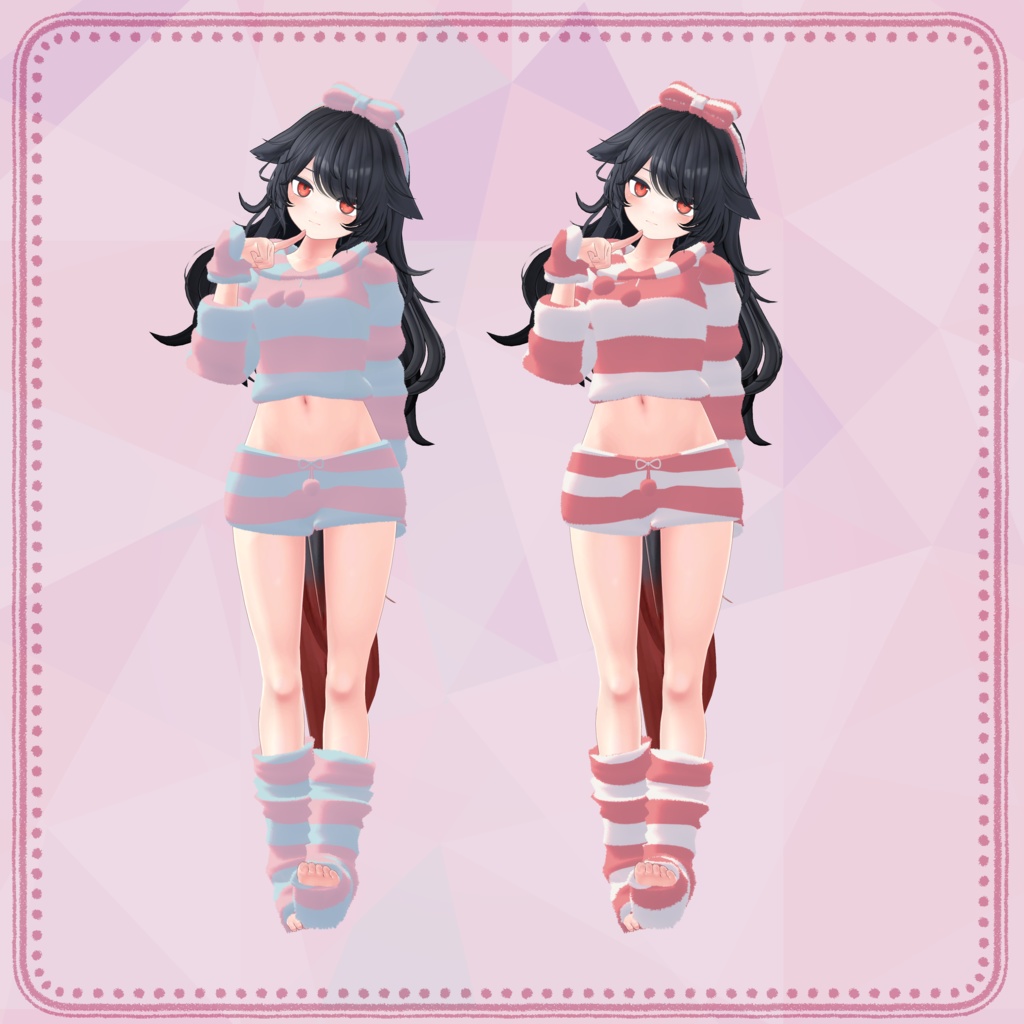 【デルタフレア向け衣装】もこもこルームウェア