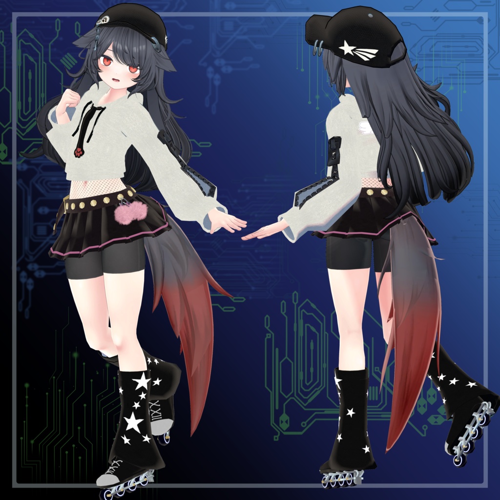 【デルタフレア向け衣装】街衣装セット