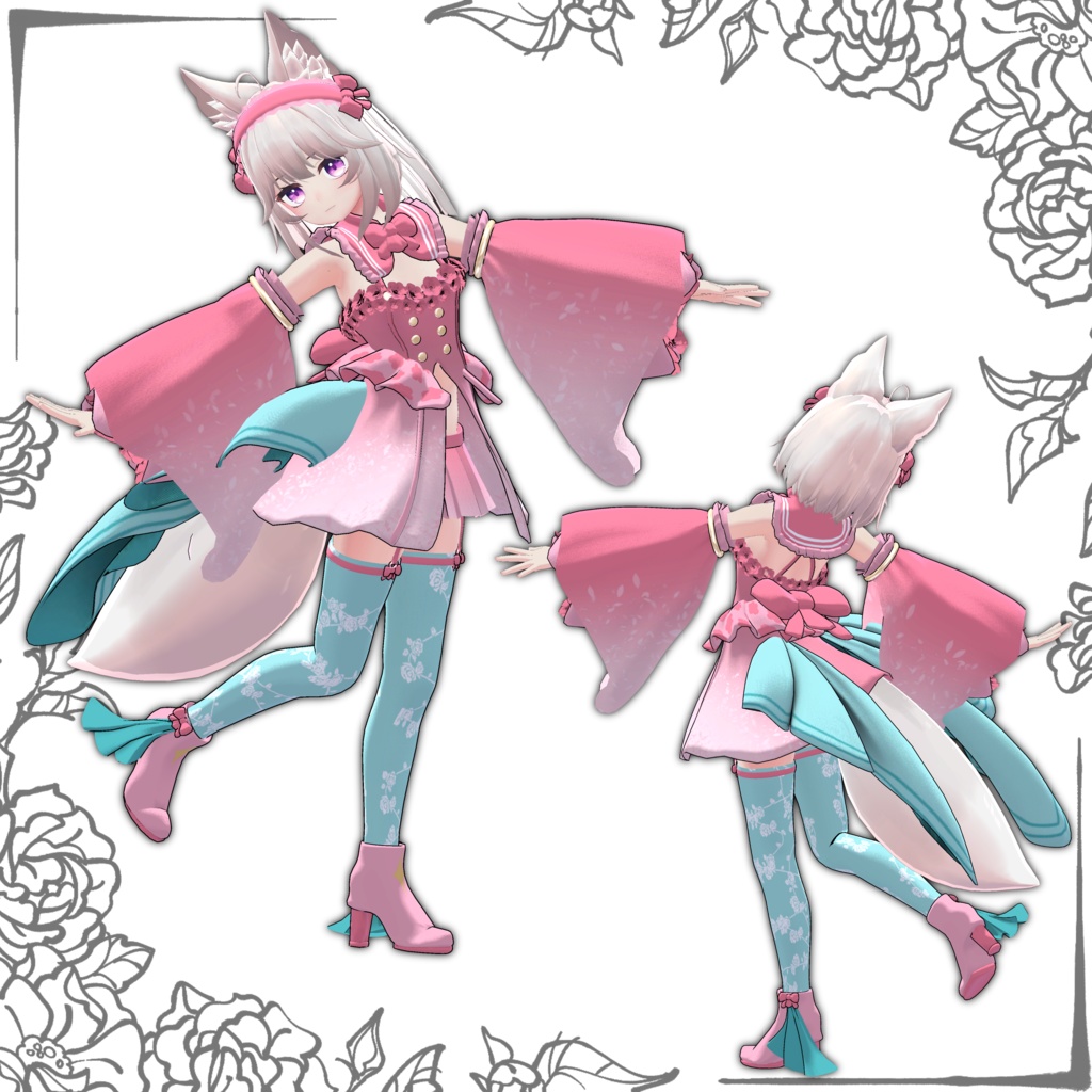 【ティエン向け衣装】FlourDress