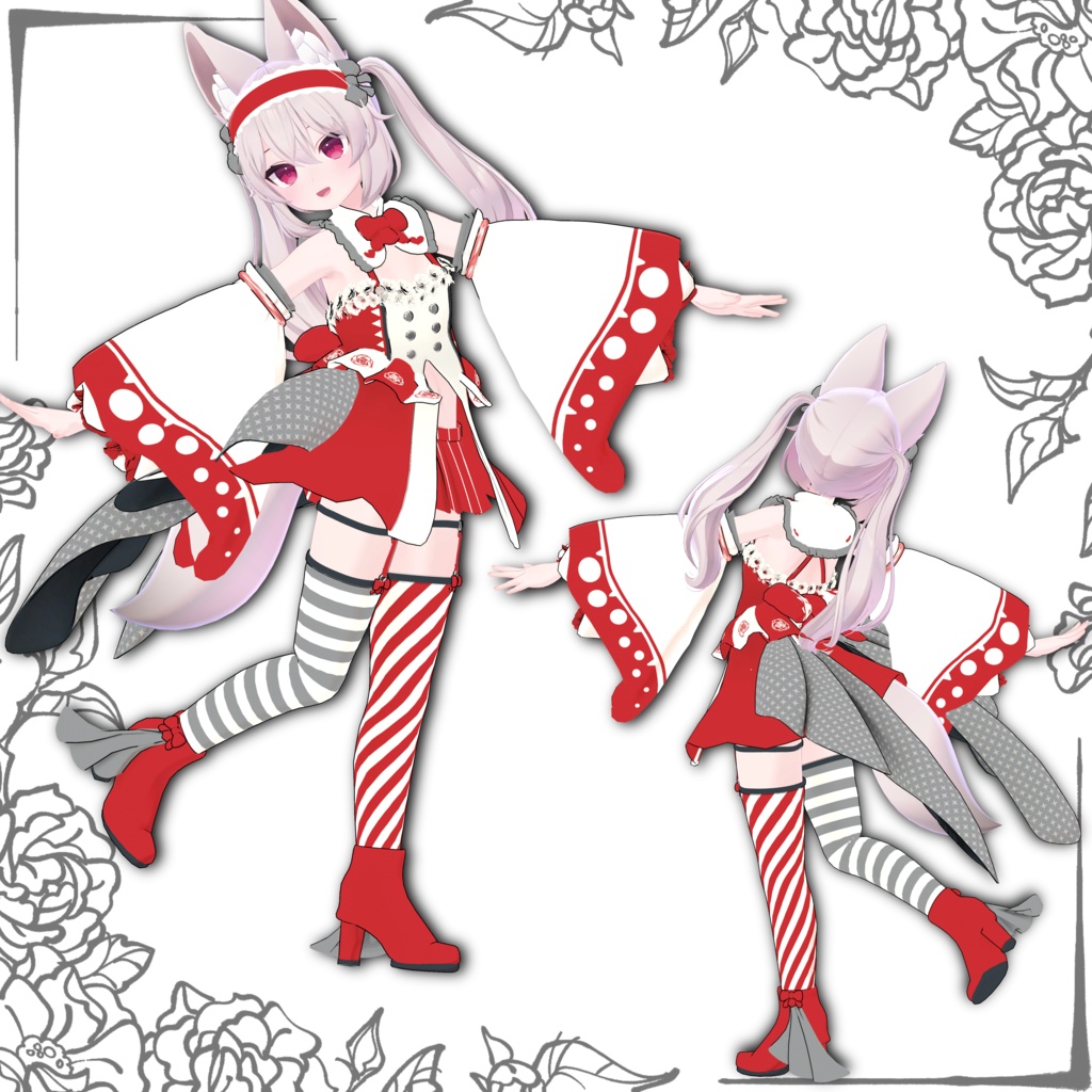 【カリン向け衣装】FlourDress