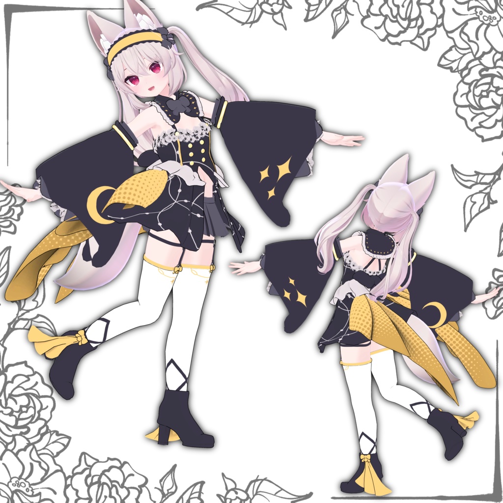 【カリン向け衣装】FlourDress