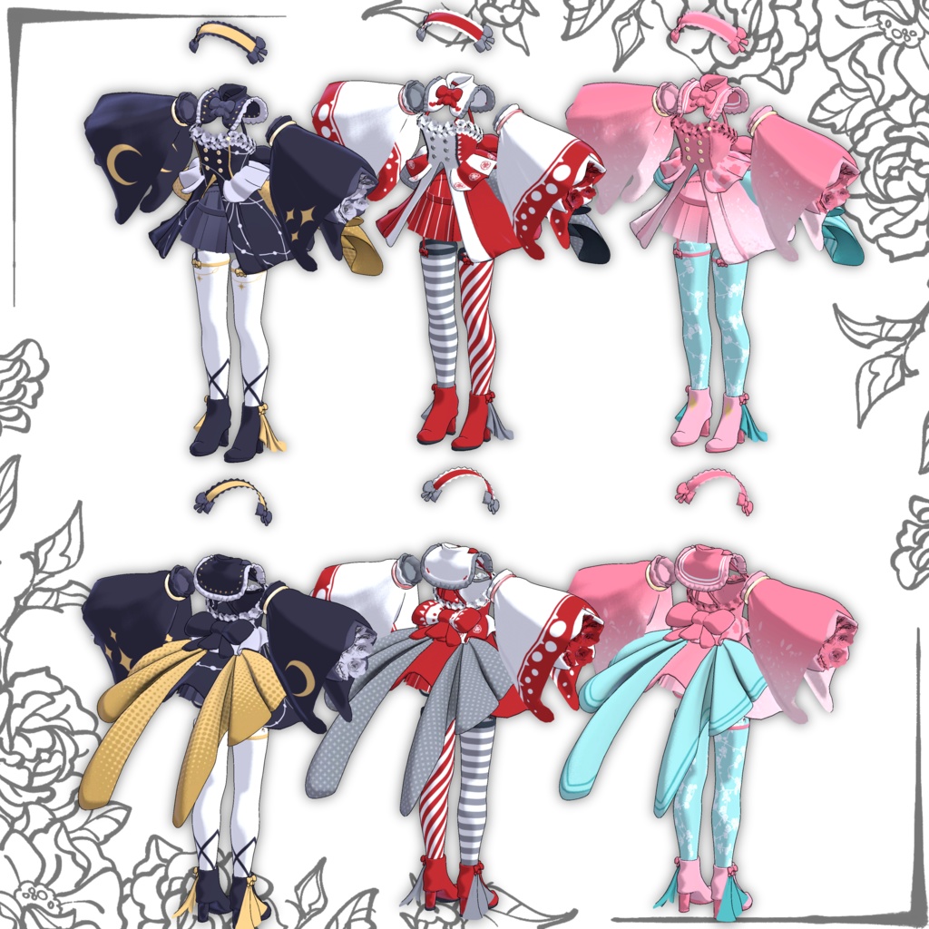 【カリン向け衣装】FlourDress