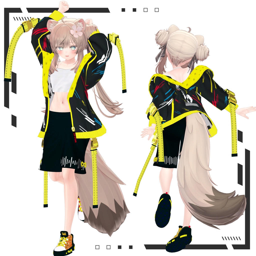 【マヌカ向け衣装】CyberDress