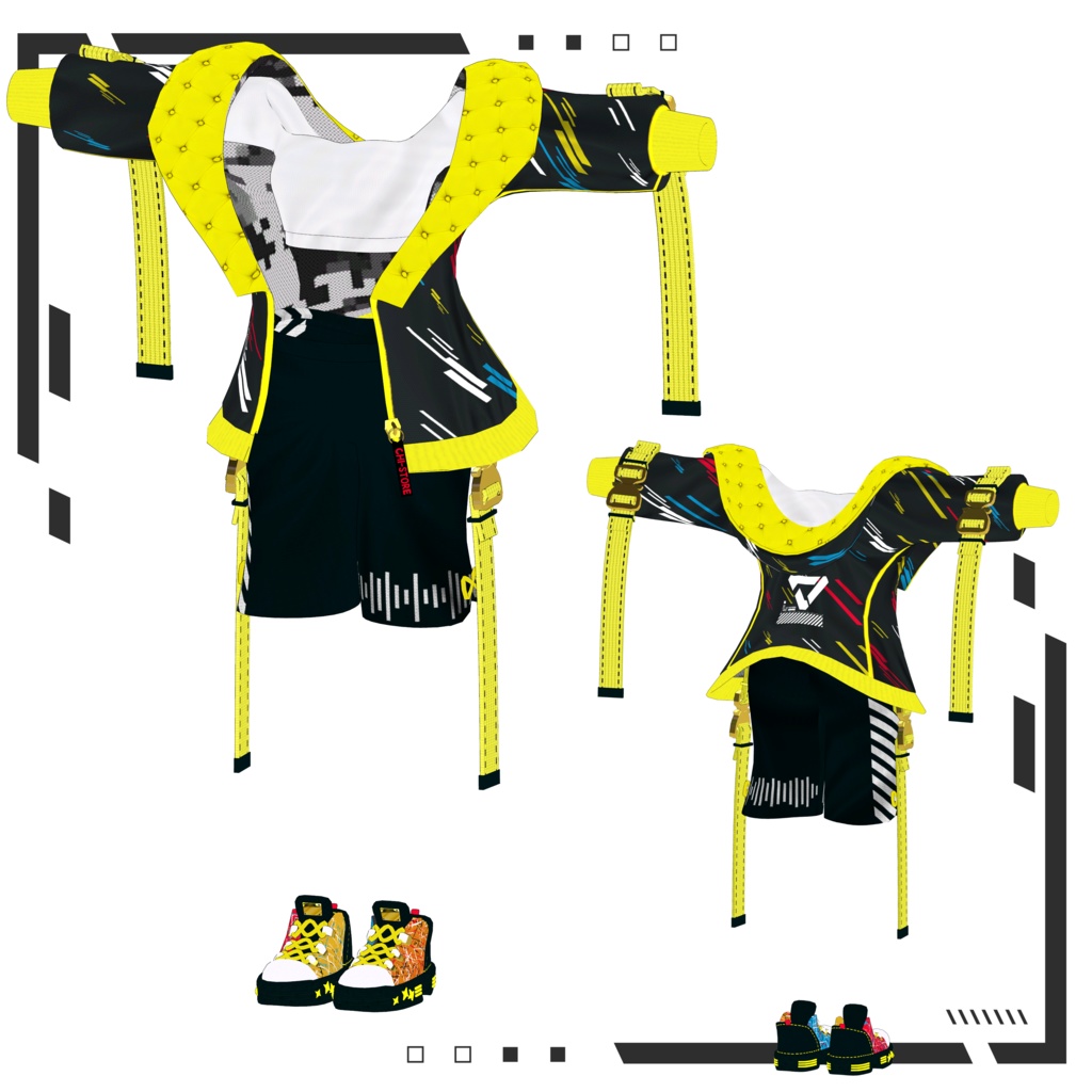 【マヌカ向け衣装】CyberDress