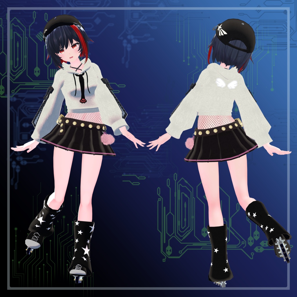 【シュカ向け衣装】街衣装セット