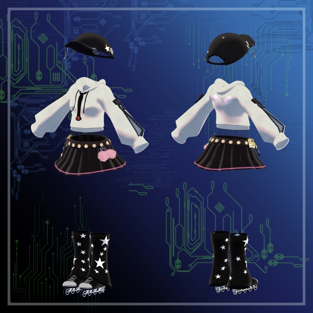 【シュカ向け衣装】街衣装セット