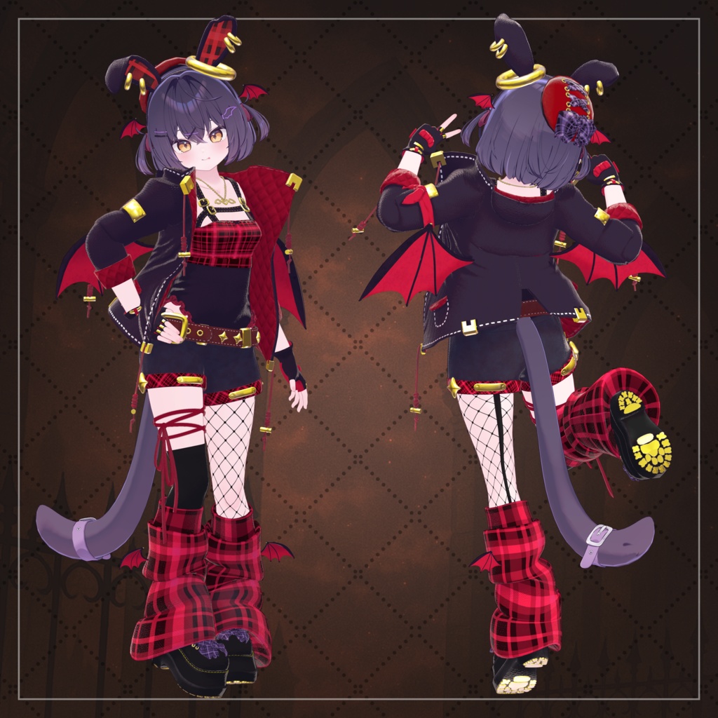 【VRChat向け衣装】VaniiBat-ヴァニィバット-