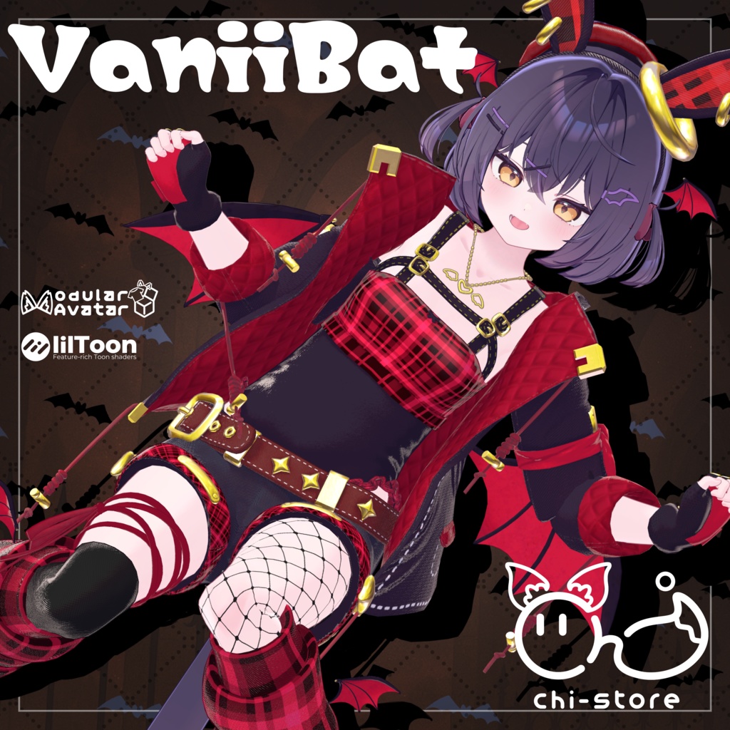 【VRChat向け衣装】VaniiBat-ヴァニィバット-