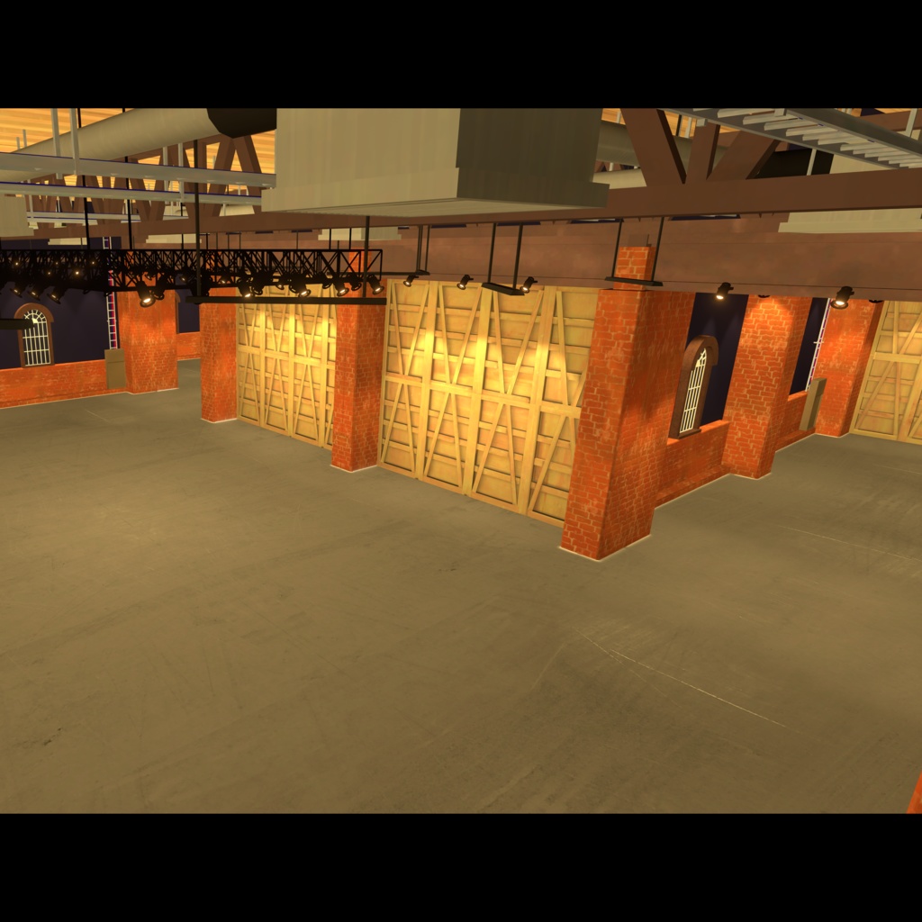 【VRChat向けワールド】 chi-brickモジュール式レンガ倉庫