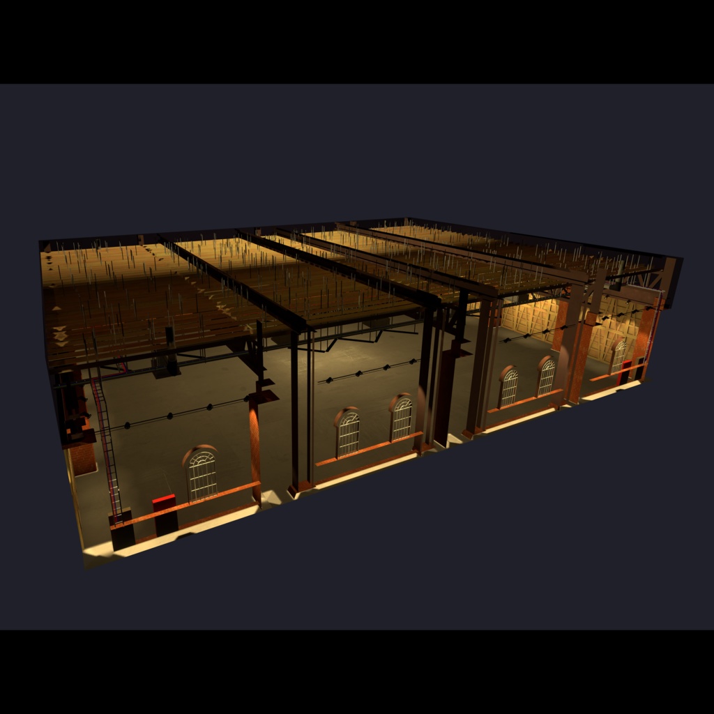 【VRChat向けワールド】 chi-brickモジュール式レンガ倉庫