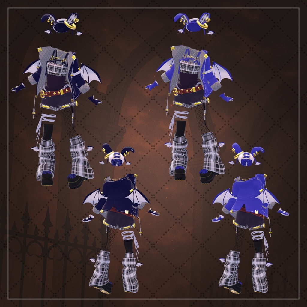 【デルタフレア向け衣装】VaniiBat-ヴァニィバット-