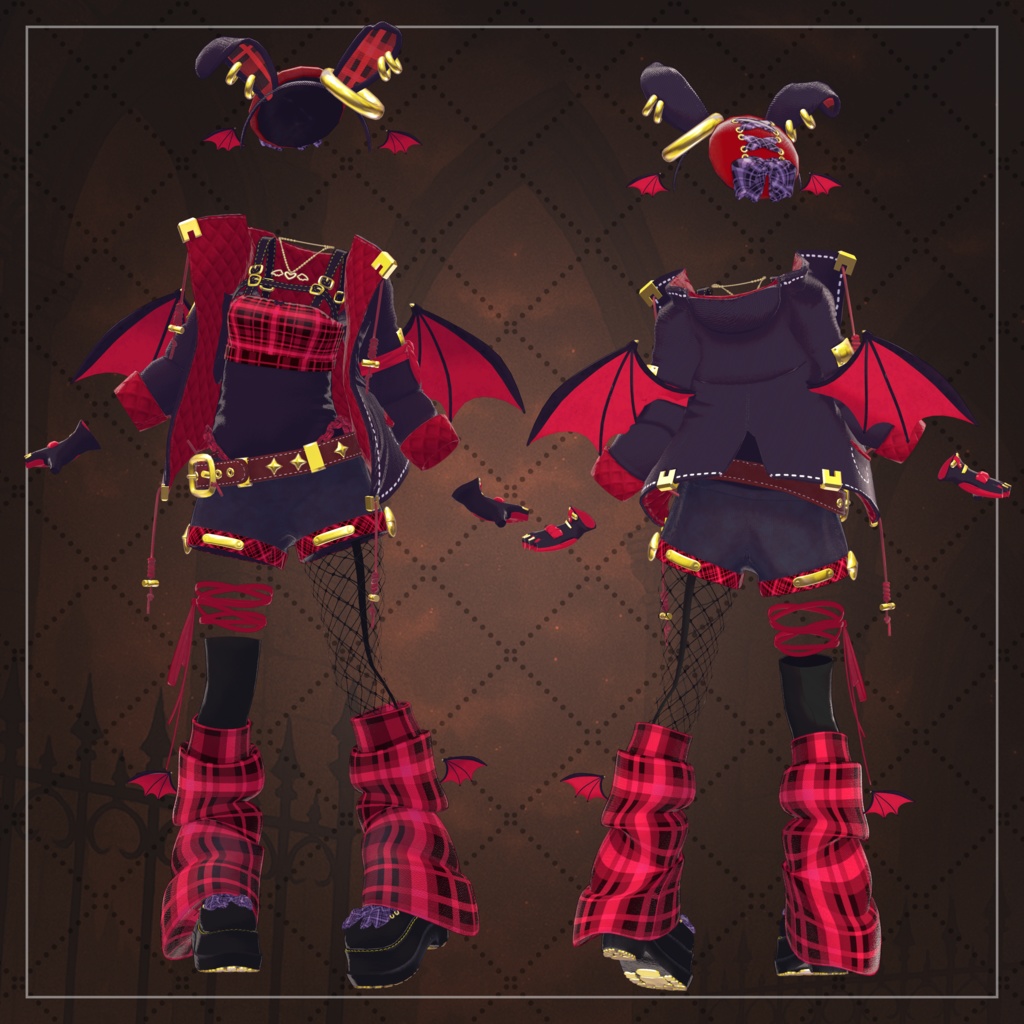 【デルタフレア向け衣装】VaniiBat-ヴァニィバット-