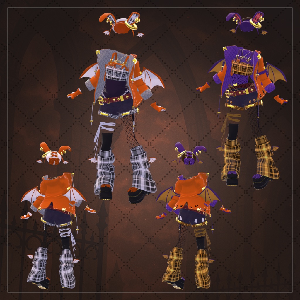 【デルタフレア向け衣装】VaniiBat-ヴァニィバット-