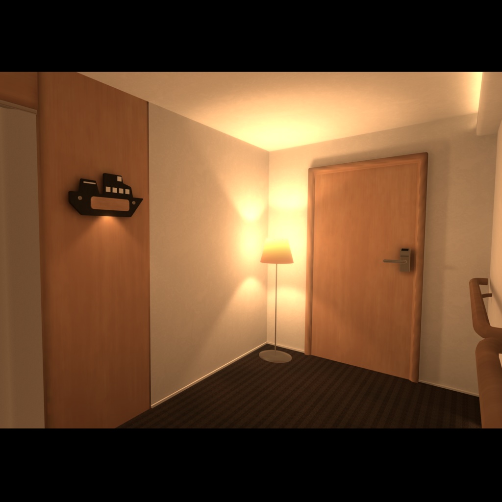 【VRChat向けワールド】 Chi-CruiseRoom