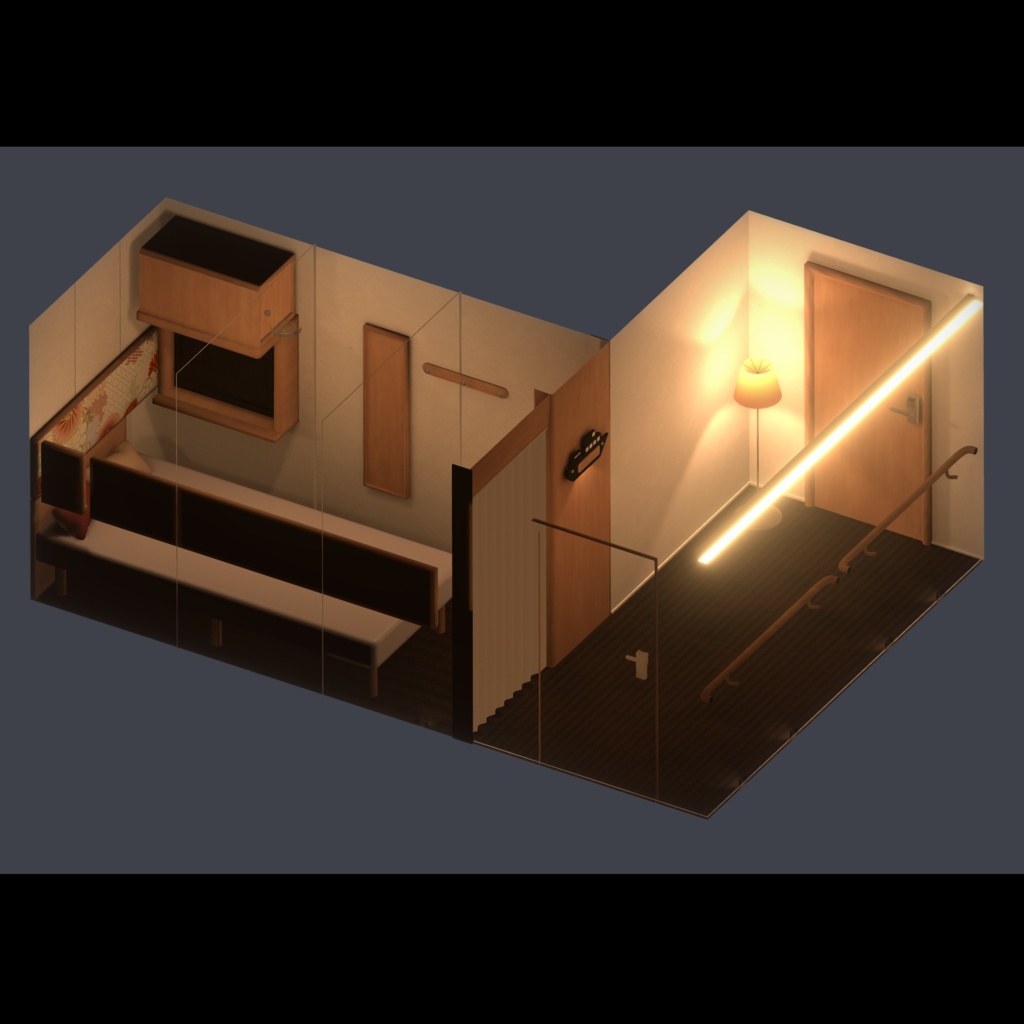 【VRChat向けワールド】 Chi-CruiseRoom