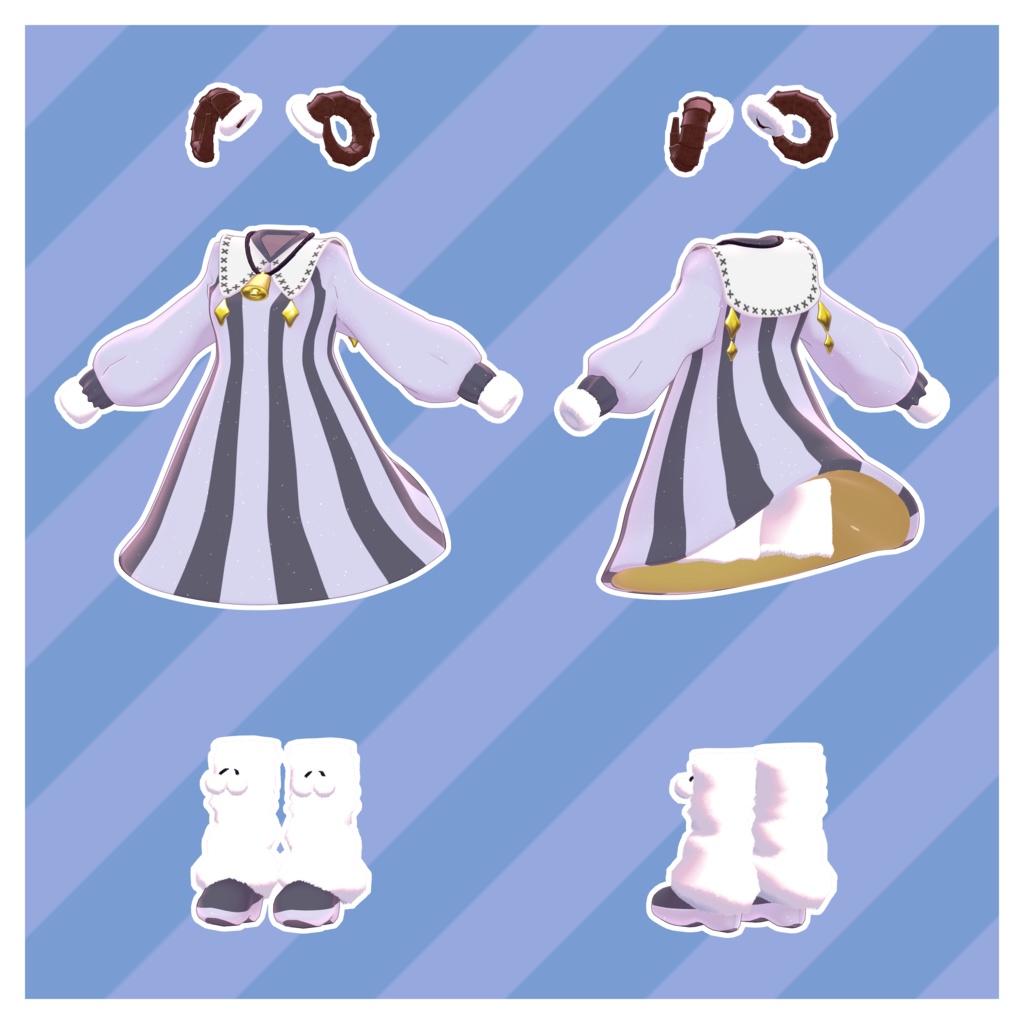 【サバラム向け衣装】ユメ-し~ぷドレス