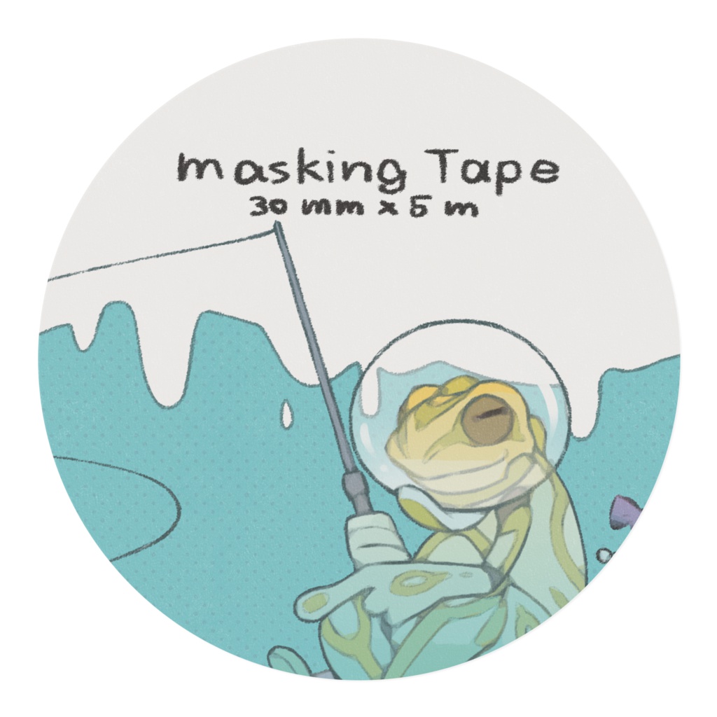カエル宇宙マスキングテープ
