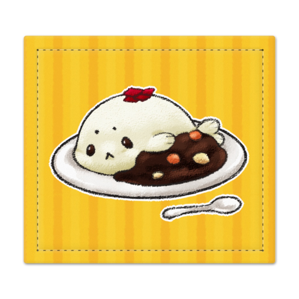 あざらしカレー捺印マット