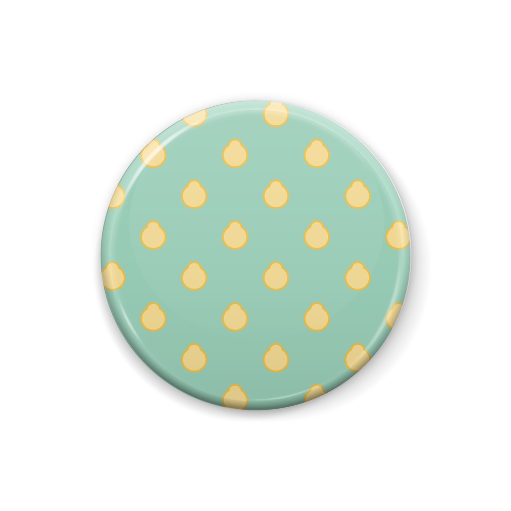 果実(緑)缶バッチ