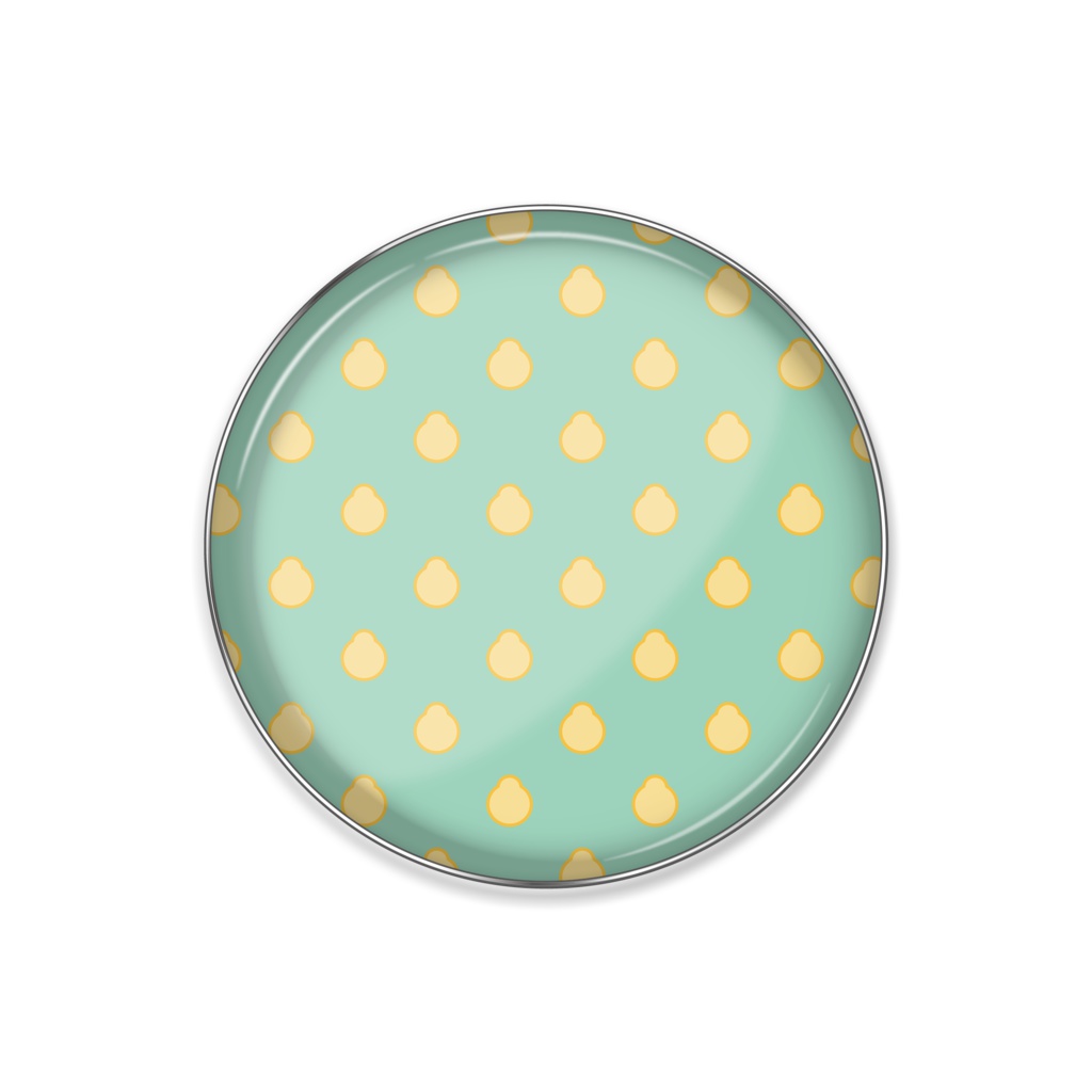 果実(緑)ピンバッチ