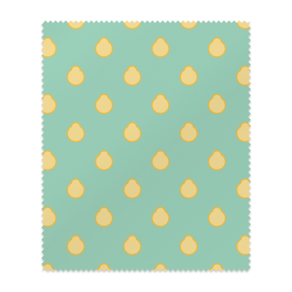 果実(緑)メガネ拭き