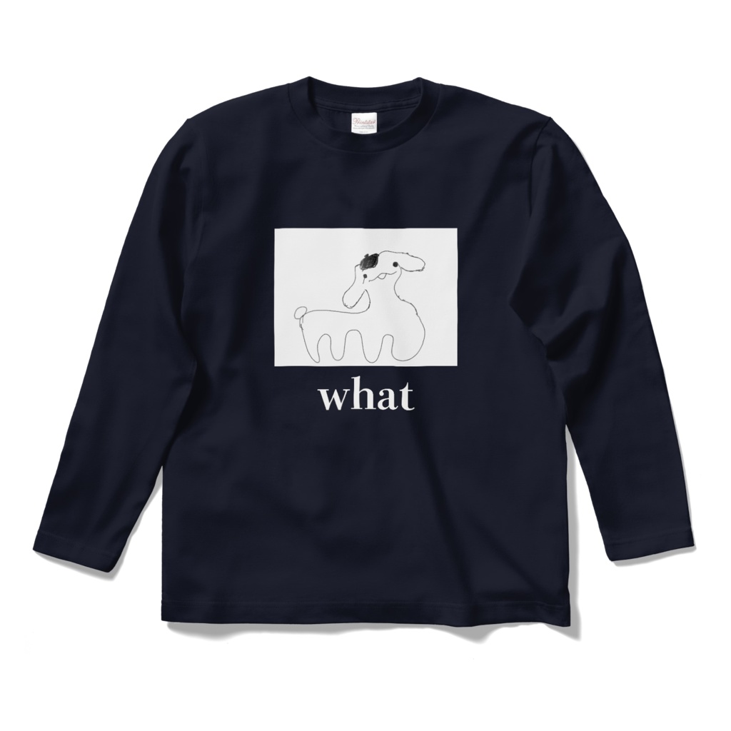 ぷにゃロングスリーブTシャツ（藍）