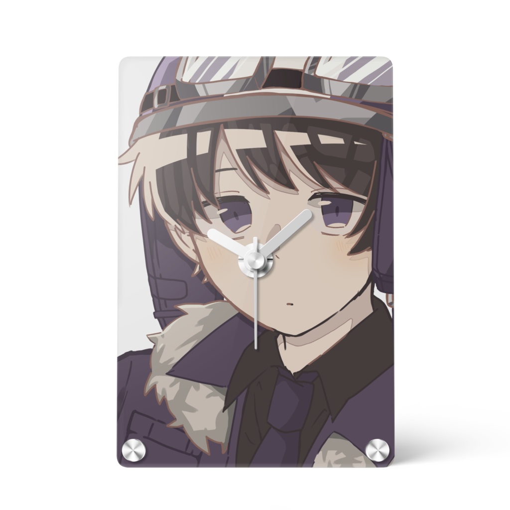 ショッピ　アクリル時計