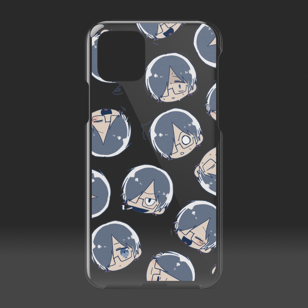 【iPhone11Pro】鬱くんわちゃわちゃクリアスマホケース