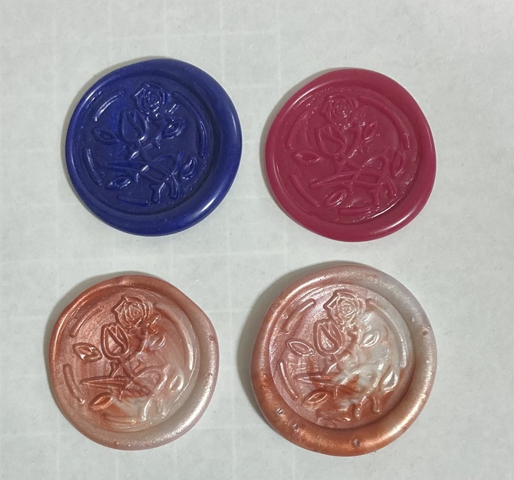 ヒロサニ シーリングスタンプシール 4枚セット