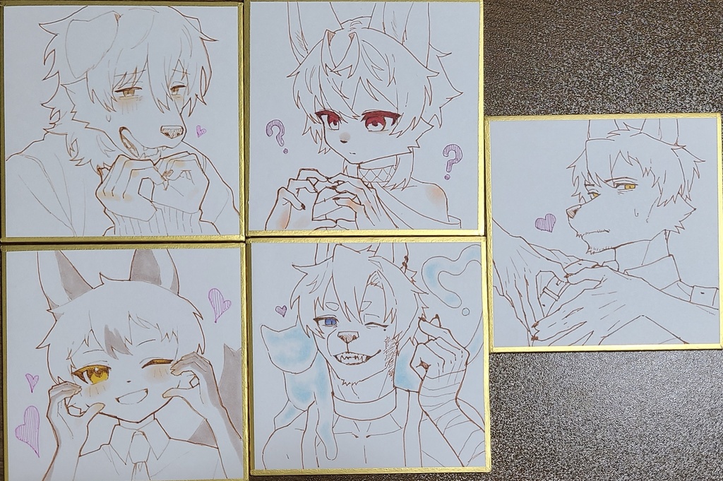 豆色紙【5種】