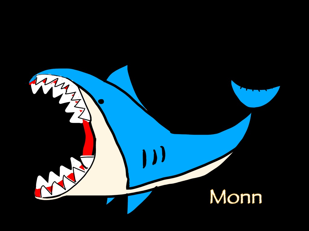 シャークtシャツ