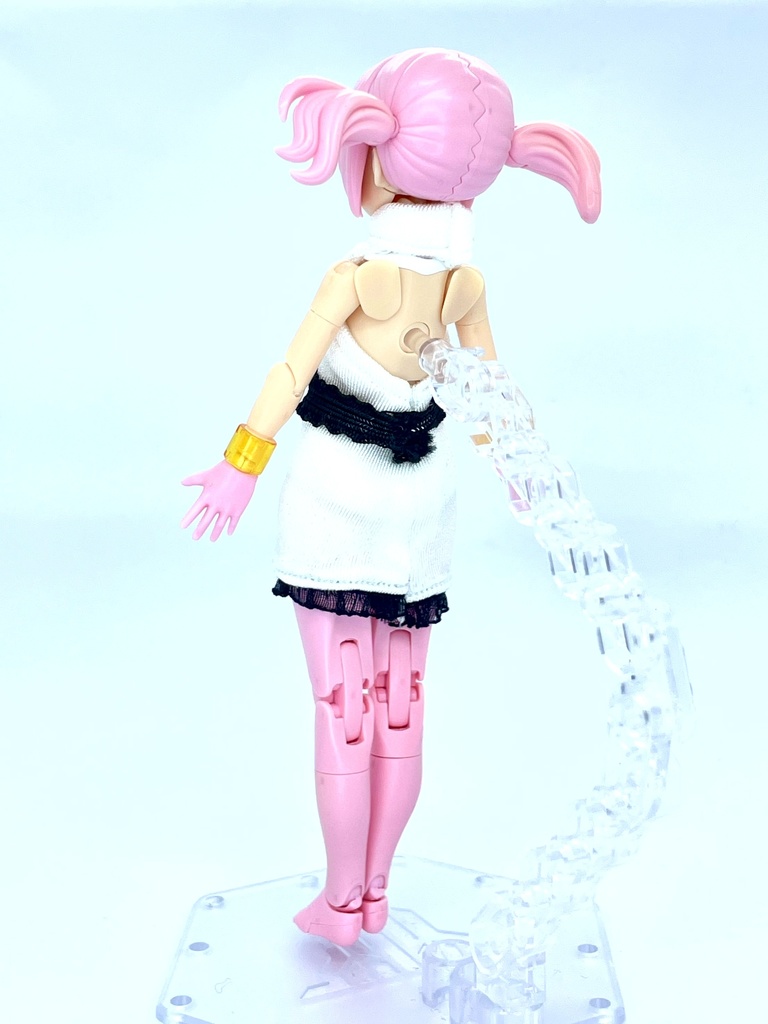 タートルネックワンピース【白】